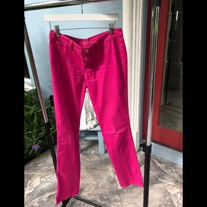 London Jean Pink Stretchy Jeans.  Size 6